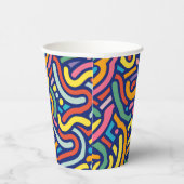 Colorful Abstract Flow 紙コップ (右)