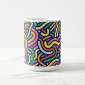 Colorful Abstract Flow Mug コーヒーマグカップ (中央)