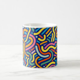 Colorful Abstract Flow Mug コーヒーマグカップ