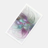 Colorful Abstract Flower Modern Floral Fractal Art (コーナー)
