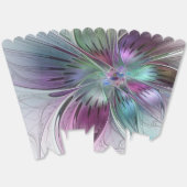 Colorful Abstract Flower Modern Floral Fractal Art フェイバーボックス (見開き)