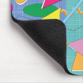 Colorful Abstract Fun Graphic Shapes Mouse Pad マウスパッド (コーナー)