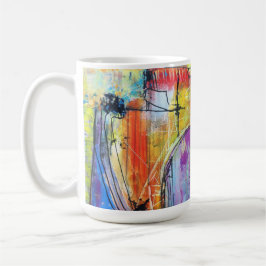 Colorful Abstract Geometric  コーヒーマグカップ