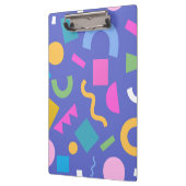 Colorful Abstract Geometric Memphis Style Pattern クリップボード (左)