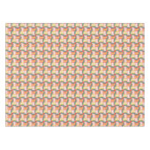 Colorful Abstract Geometric Pinwheels テーブルクロス (正面(横))
