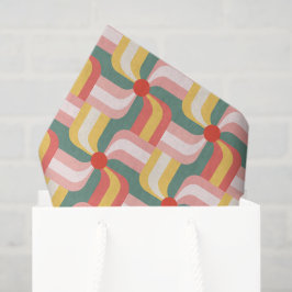 Colorful Abstract Geometric Pinwheels 薄葉紙