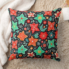  Colorful Abstract Holiday Design クッション