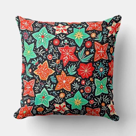  Colorful Abstract Holiday Design クッション (正面)