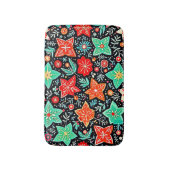 Colorful Abstract Holiday Design バスマット (正面縦)