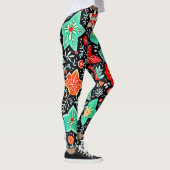 Colorful Abstract Holiday Design レギンス (右)