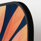 Colorful Abstract Leaves ピックルボールラケット (左詳細)