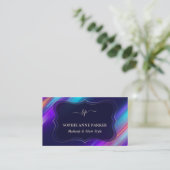 Colorful Abstract Monogram Professional Makeup  名刺 (スタンド正面)