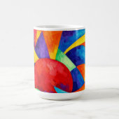 Colorful abstract Mug コーヒーマグカップ (中央)
