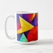 Colorful abstract Mug コーヒーマグカップ (左)