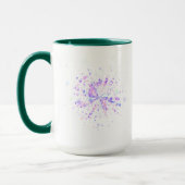 Colorful Abstract Neon Splash マグカップ (左)