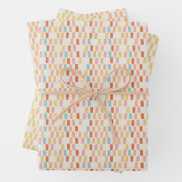 Colorful Abstract Pattern Modern Wrapping Paper ラッピングペーパーシート