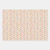 Colorful Abstract Pattern Modern Wrapping Paper ラッピングペーパーシート (正面)