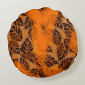 Colorful abstract patternmodern,abstract,art,artis ラウンドクッション (裏面)