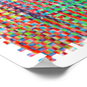 colorful abstract Poster ポスター (角)