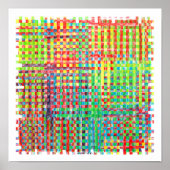 colorful abstract Poster ポスター (正面)