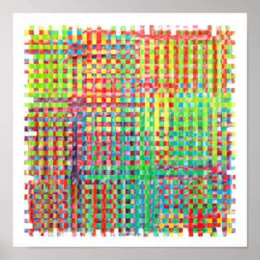colorful abstract Poster ポスター (正面)