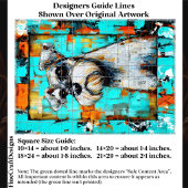 Colorful Abstract Schnauzer Dog FK4L Decoupage 薄葉紙