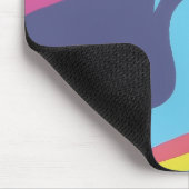 Colorful Abstract Shapes Mousepad マウスパッド (コーナー)