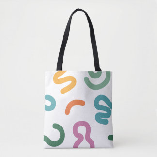 Colorful Abstract Shapes Pattern トートバッグ