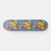 Colorful Abstract Skateboard Deck Art スケートボード (横)