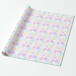 Colorful Abstract Splashes Wrapping Paper ラッピングペーパー