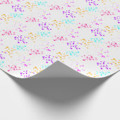 Colorful Abstract Splashes Wrapping Paper ラッピングペーパー (角)