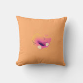 Colorful Abstract Throw Pillow クッション (正面)