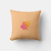 Colorful Abstract Throw Pillow クッション (正面)