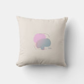 Colorful Abstract Throw Pillow クッション (正面)