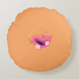 Colorful Abstract Throw Pillow ラウンドクッション