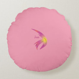 Colorful Abstract Throw Pillow ラウンドクッション