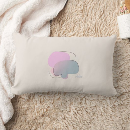Colorful Abstract Throw Pillow ランバークッション (ブランケット)