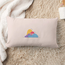 Colorful Abstract Throw Pillow ランバークッション