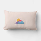 Colorful Abstract Throw Pillow ランバークッション (正面)