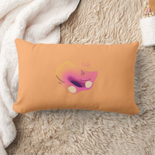 Colorful Abstract Throw Pillow ランバークッション (ブランケット)