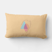 Colorful Abstract Throw Pillow ランバークッション (裏面)