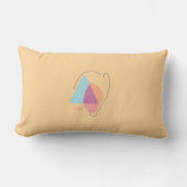 Colorful Abstract Throw Pillow ランバークッション (正面)