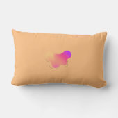 Colorful Abstract Throw Pillow ランバークッション (裏面)