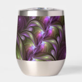 Colorful Abstract Violet Purple Khaki Fractal Art (正面)