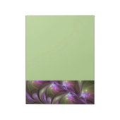 Colorful Abstract Violet Purple Khaki Fractal Art ノートパッド (回転)