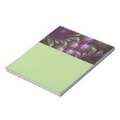 Colorful Abstract Violet Purple Khaki Fractal Art ノートパッド (回転)