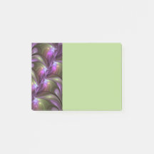 Colorful Abstract Violet Purple Khaki Fractal Art