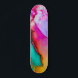 Colorful Abstract Watercolor スケートボード<br><div class="desc">Colorful abstract watercolor skateboard.</div>