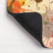 Colorful Abstract Watercolor Splatter  マウスパッド (コーナー)