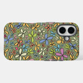 Colorful Abstract Wildflower Garden Case-Mate iPhoneケース (裏面 (横))